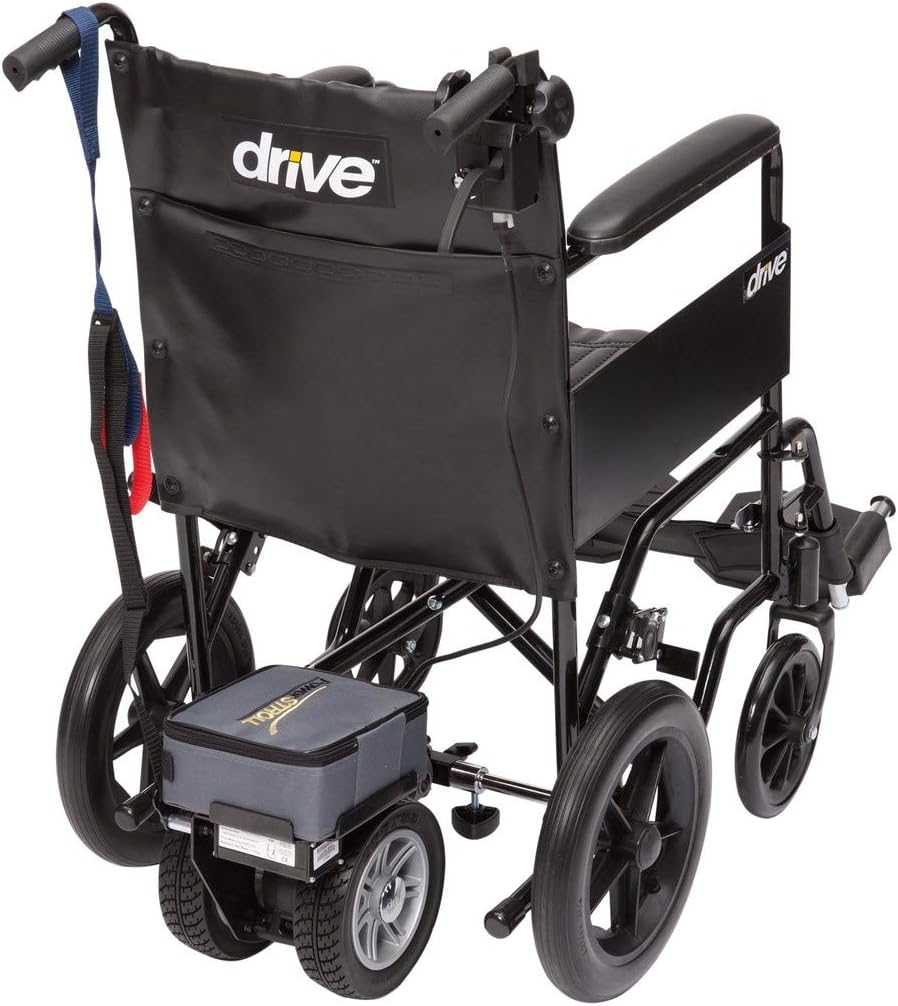 Drive Devilbiss Lightweight Wheelchair Powerstroll - Dual Wheel Power Pack with Removable Battery Pack and Trigger