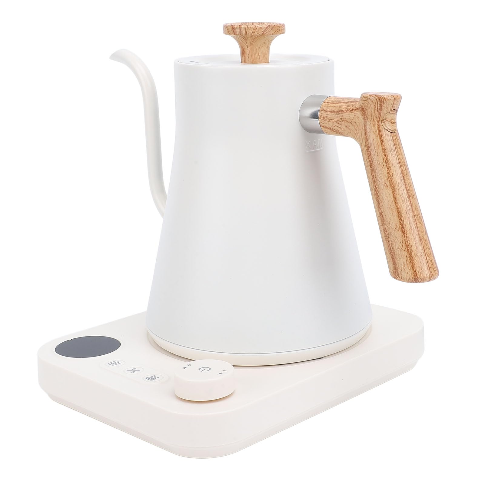 Bollitore Elettrico A Collo Di Cigno, Regolazione Temperatura 40-100°C, Acciaio Inox 304, Display LCD, Timer E Mantenimento Calore, Per Tè E Caffè, Barista E Appassionati