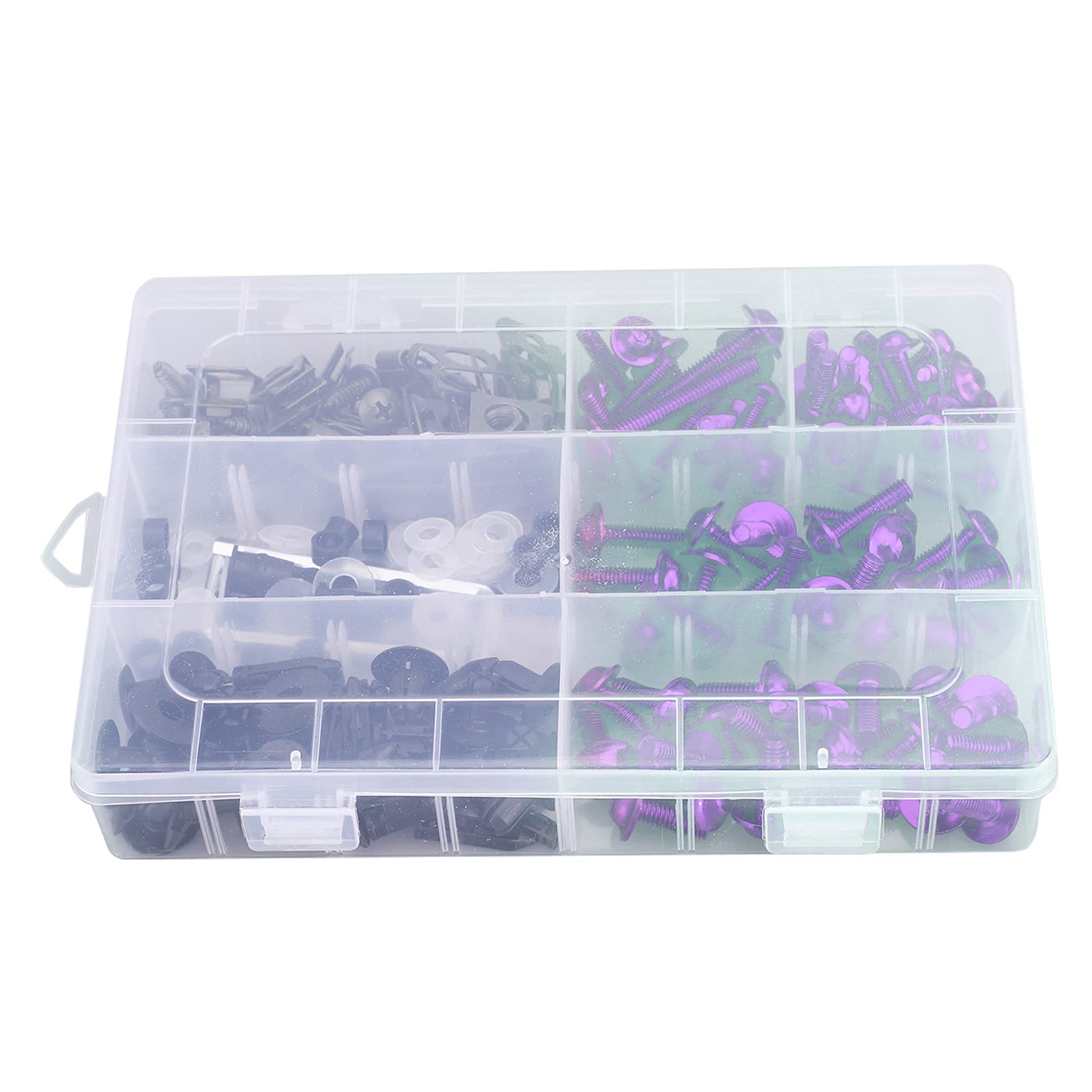 Topteng Kit di Viti per carenatura Adatto per Yamaha YZF R6 R1 R25 R125 R3 T-Max MT XJR, Viola
