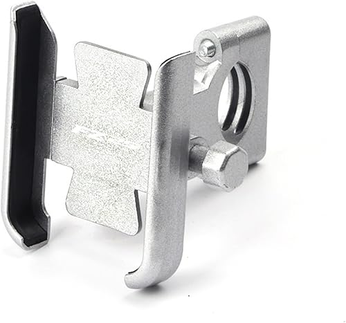 WREXIL Mount Bracket for Yamaha FZ25 FZ-25 Motorcycle CNC Aluminum Mobile Phone Holde Rearview Mirror Handlebar Bracket (Color Handlebar Silver)