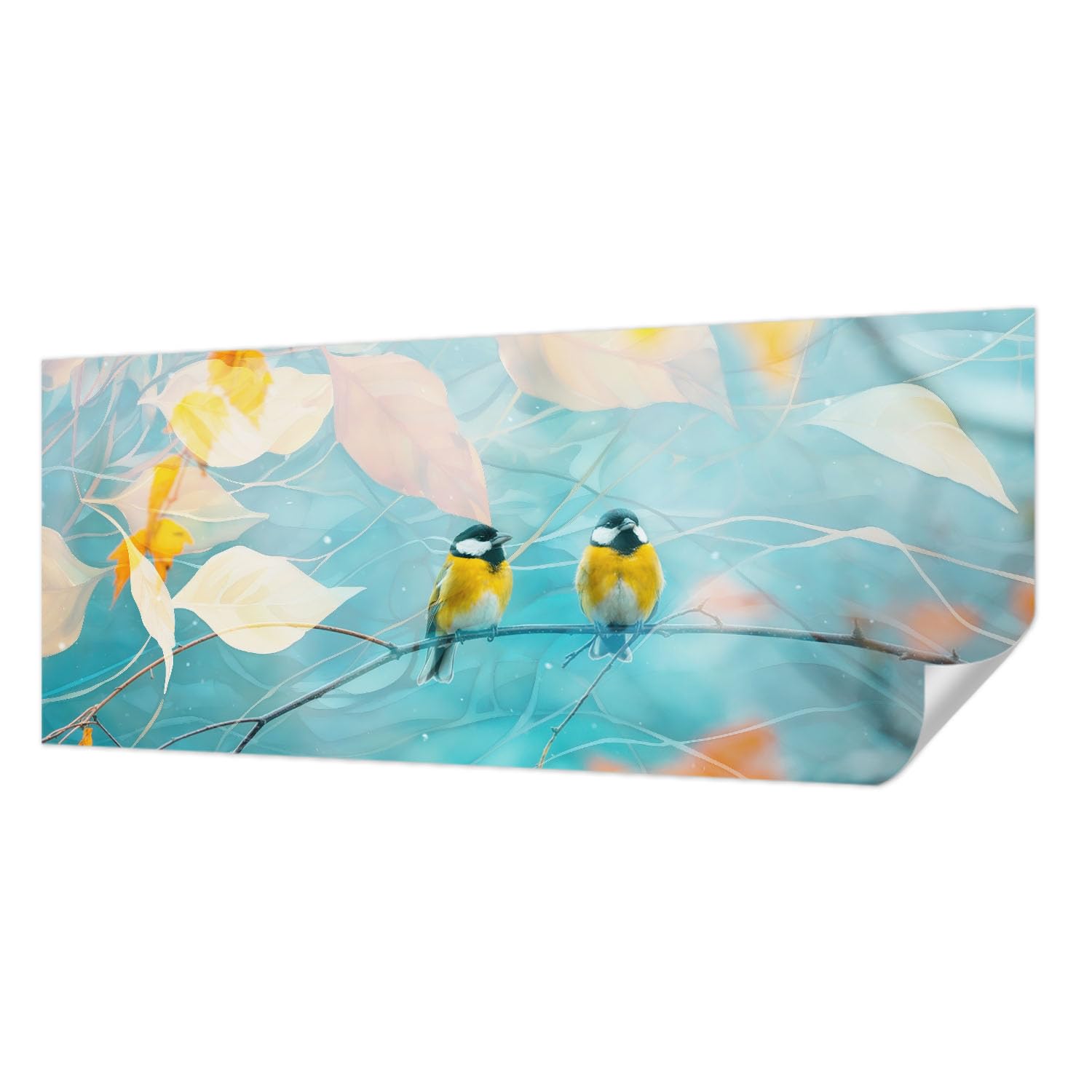 Décor mural adhésif résistant aux taches Tulup panoramique lavable pour chambre