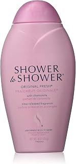 SHOWER TO SHOWER Body Powder Original Fresh 8 oz (Pack of 2)