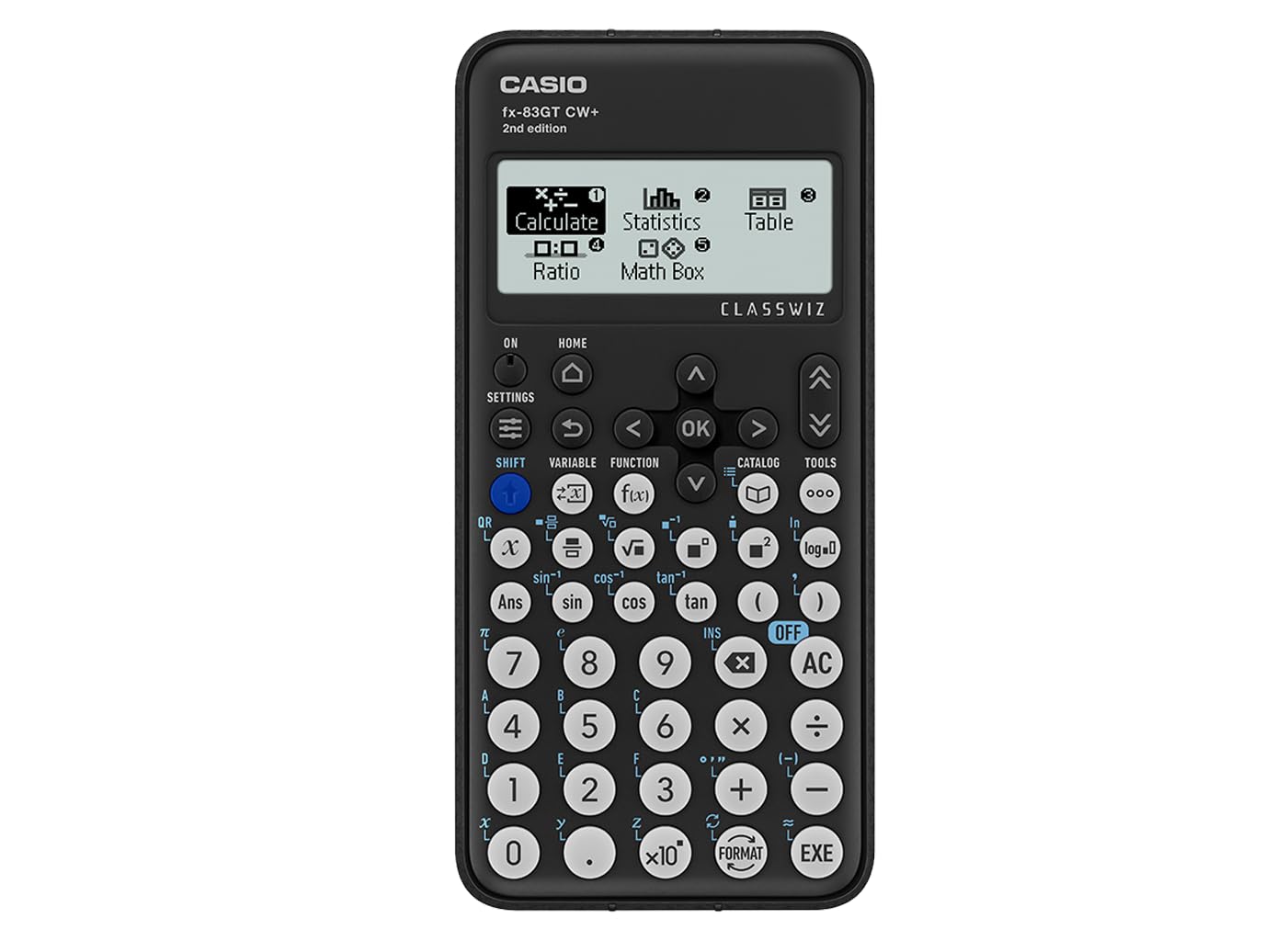 Casio Plus Scientific Calculator Key Stage 3 & 4+ Black (FX-83GTCW+-W-UT)