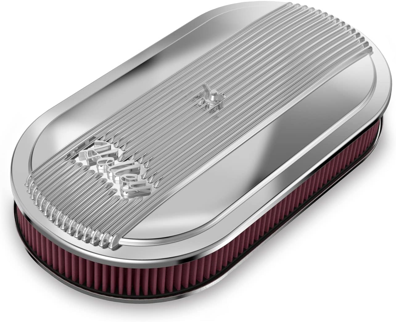 Holley 120-401: Oval Air Cleaner, Finned