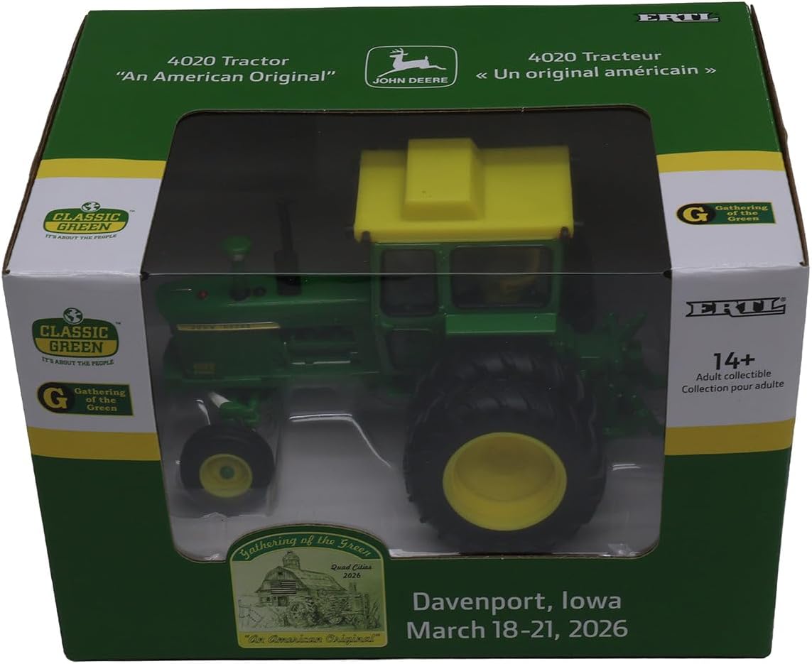 John Deere 1/32 4020 Tractor an American Original Toy - LP88587
