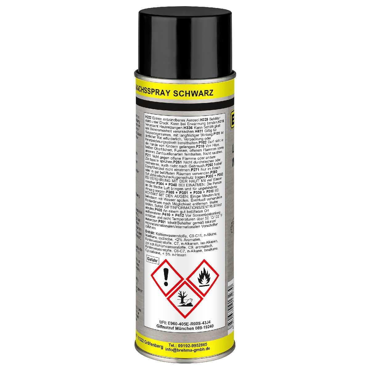 3X Unterbodenwachs Spray schwarz Unterbodenschutz Wax UBS