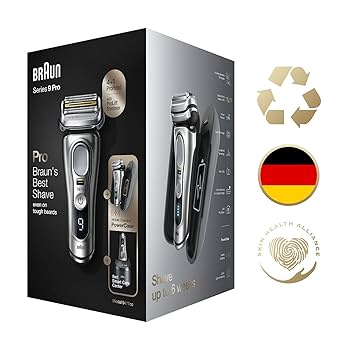 Braun Series 9 Pro 9477cc Electric Shaver for Men, 4+1 Head