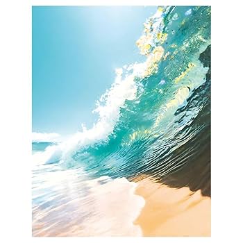 Amazon.co.jp: 海 アートパネル(縦) (F6, 海13) ハワイ