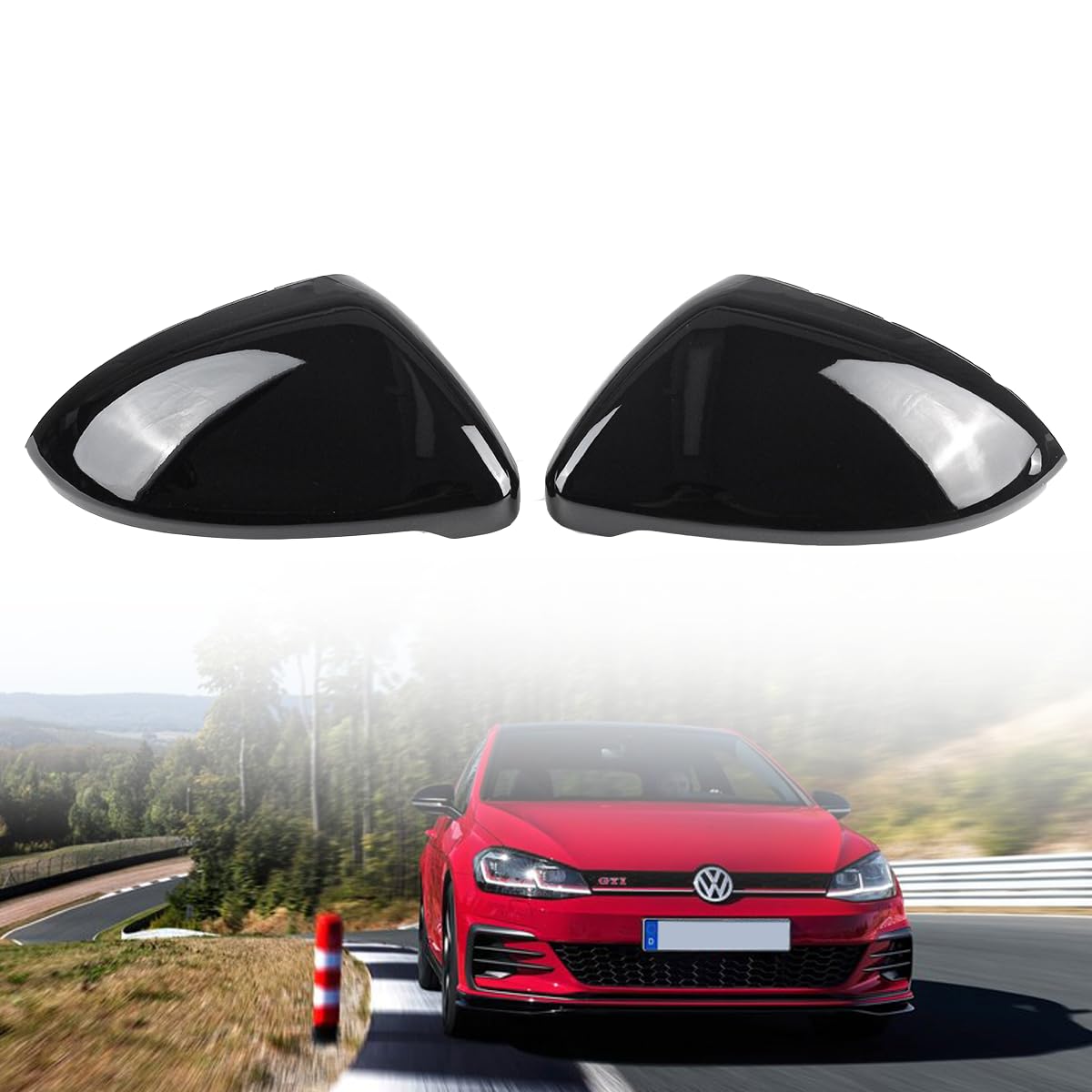 Boîtier rétroviseur compatible Golf 7 résout coque cassée Mk7 - 8