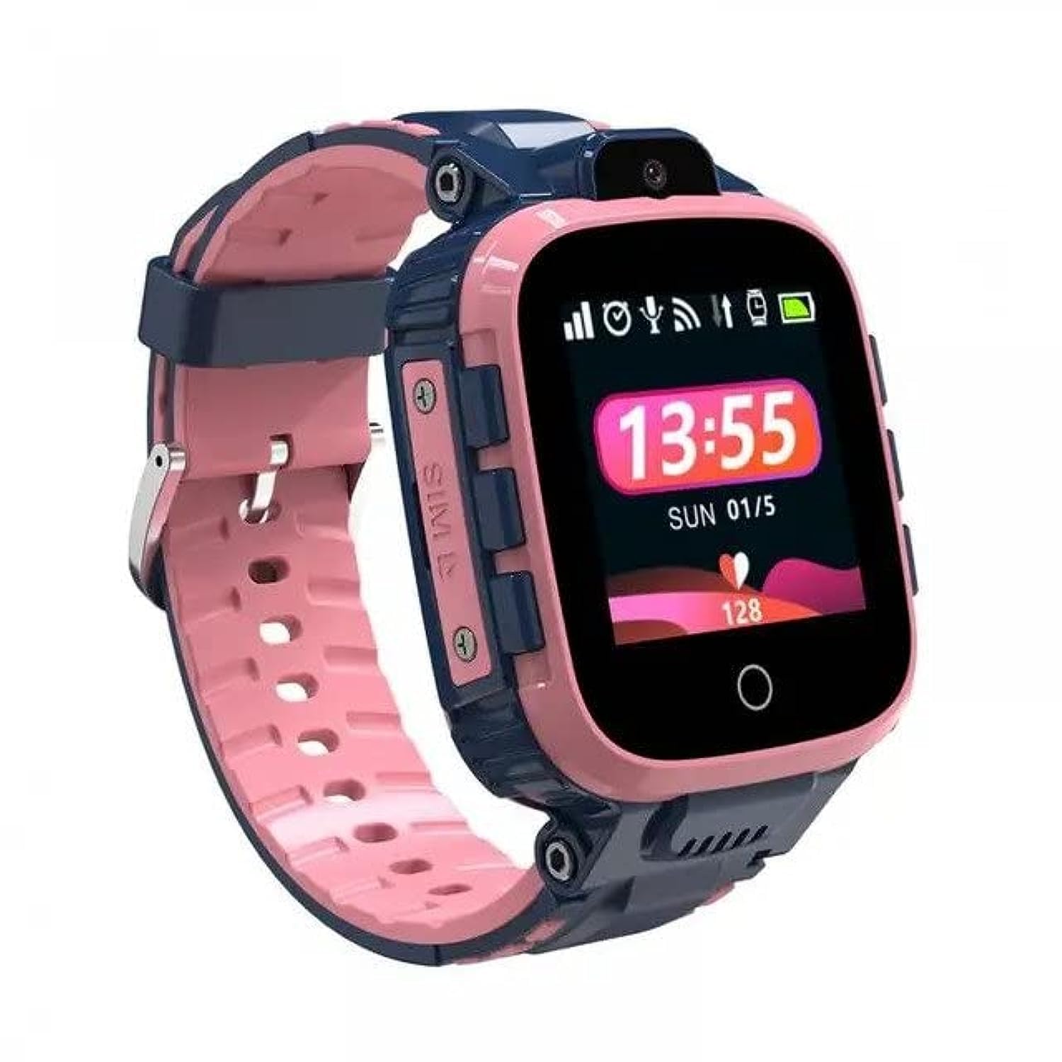 PorodoBlue 4G Kids GPS Smart Watch with Setracker 2 app - Pink