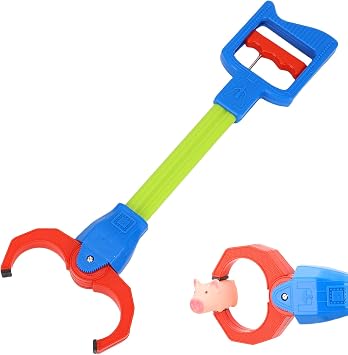 Tbest Hand Grabber Toy,Kids Claw Grabbing Toy, Flexible Robot Arm Grabber Toys for Easy Picking & Grabbing,Garbage Picker & GirlsGreen