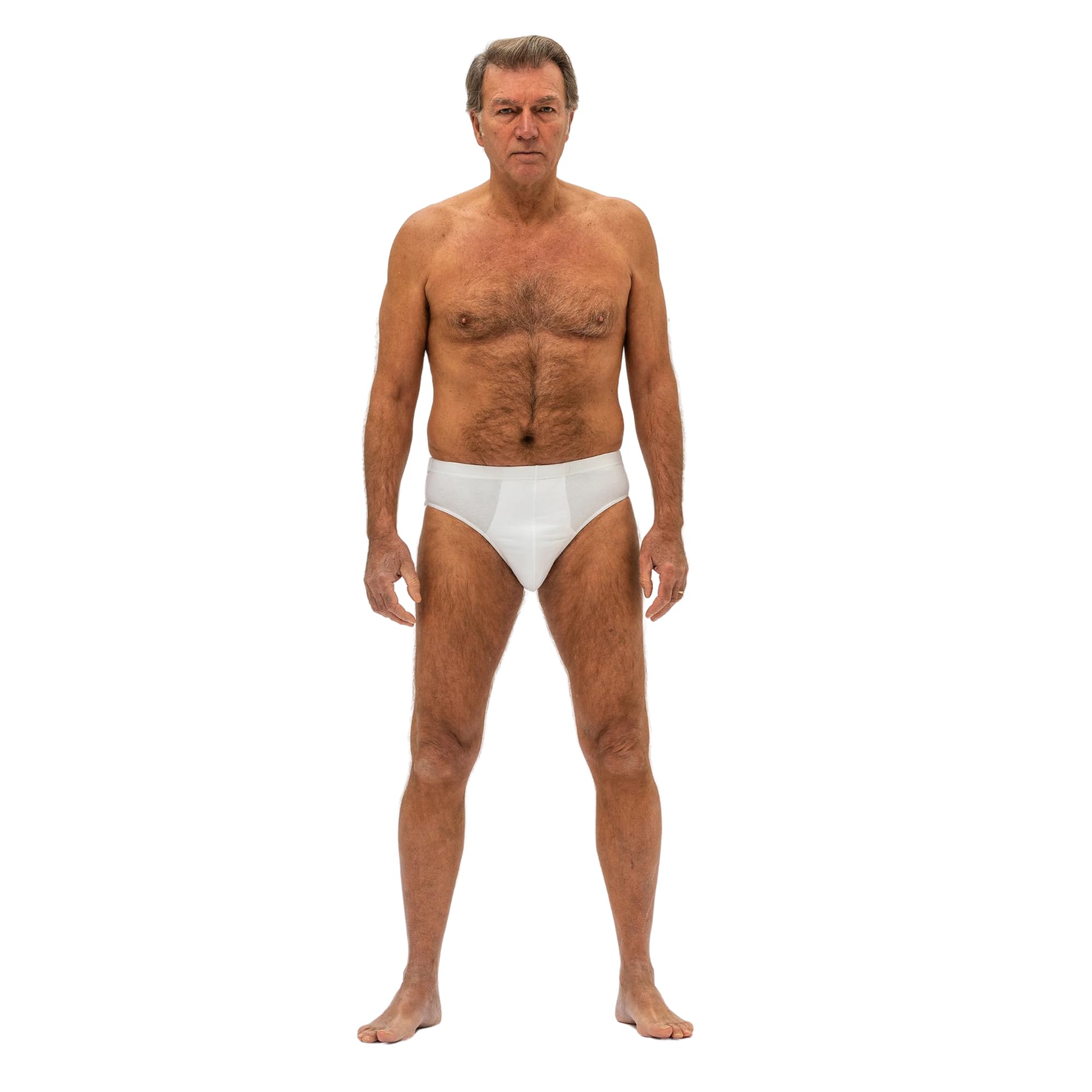 Slip Homme Ouverture Latérale - Pour Patients Alités, Convalescence Fracture | Confortable, Respirant, Facile à Mettre