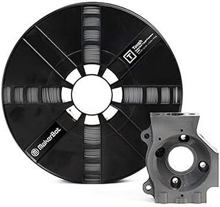 MakerBot Tough Precision Model Material 3D Printing Filament Large Spool for MakerBot's Replicator+, Non-Toxic Resin, 1.75mm Diameter, Slate Gray (MP06997)