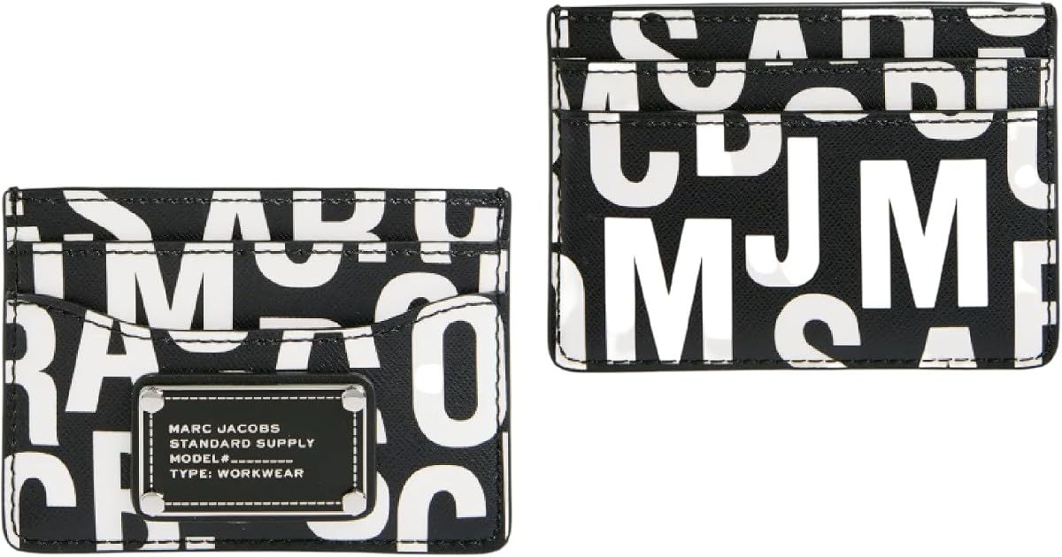 Marc Jacobs Standard Supply Workwear credit card case (Black White)