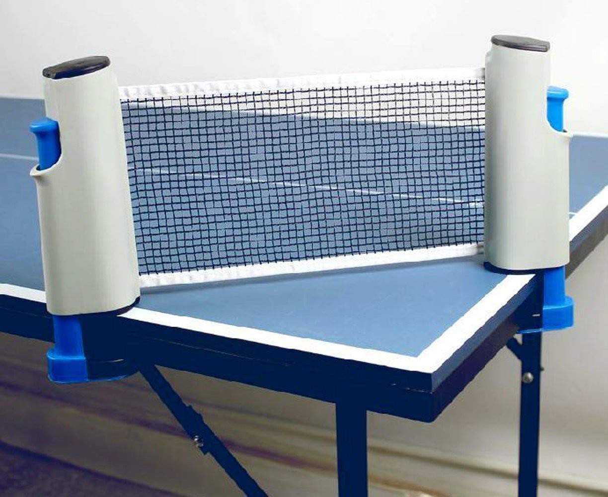 KACOOL Retractable Table Tennis Net – Portable Ping Pong Net for Any Table, Easy Setup, Indoor & Outdoor Table Tennis for Home (Full Set (TT Net + 2 TT Bats + 3 Balls)) 3