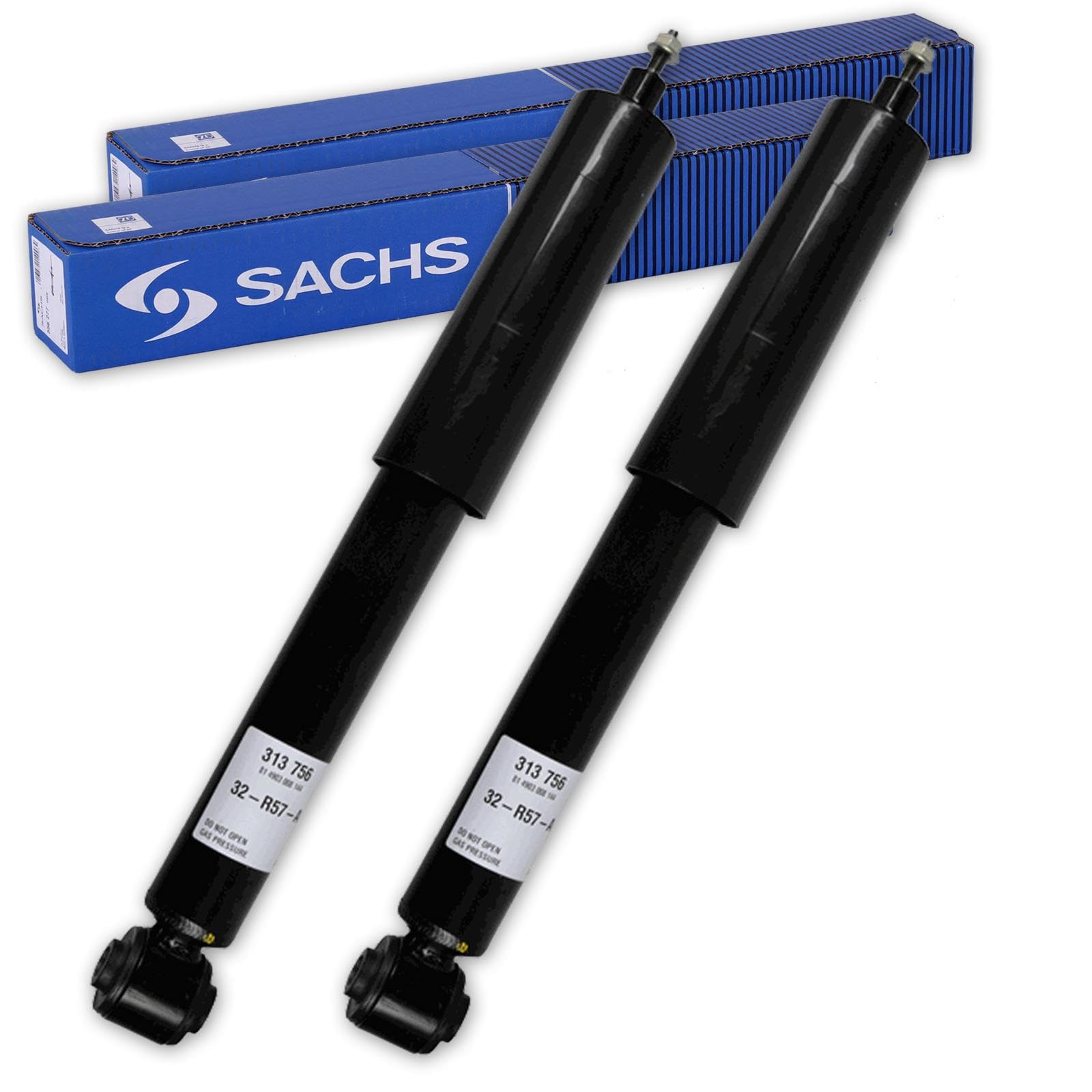 2x Sachs Stossdämpfer hinten | 313756 Kompatibel mit II (WA6),Mondeo IV (BA7),Mondeo IV Stufenheck (BA7),Mondeo IV Turnier (BA7),S-Max (WA6)