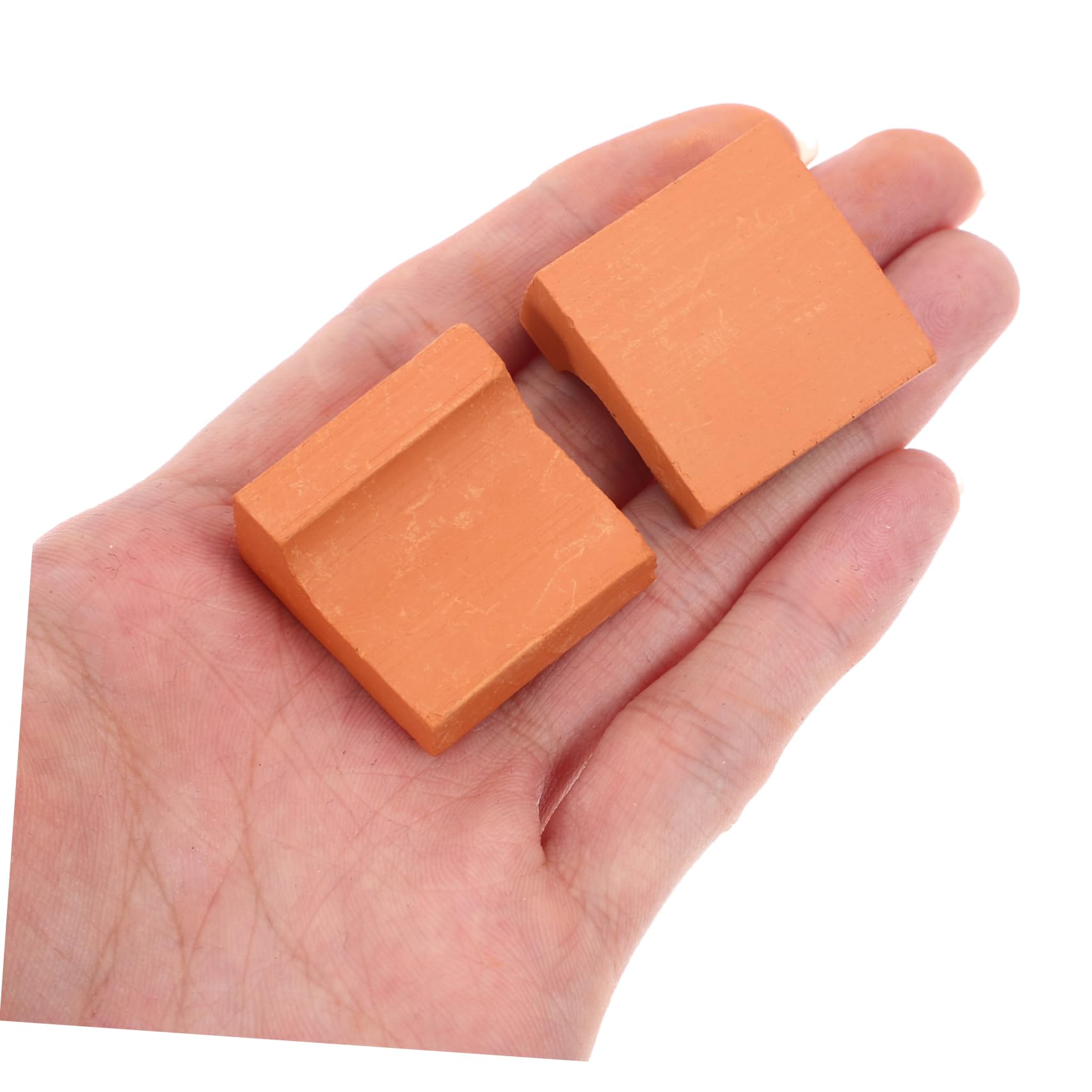 100 Pcs 1/16 Mini Bricks, Miniature Simulation, Mini Red Wall Brick Stone, Model Brick Building Set, DIY Fairy Garden Dollhouse Decor, Miniature