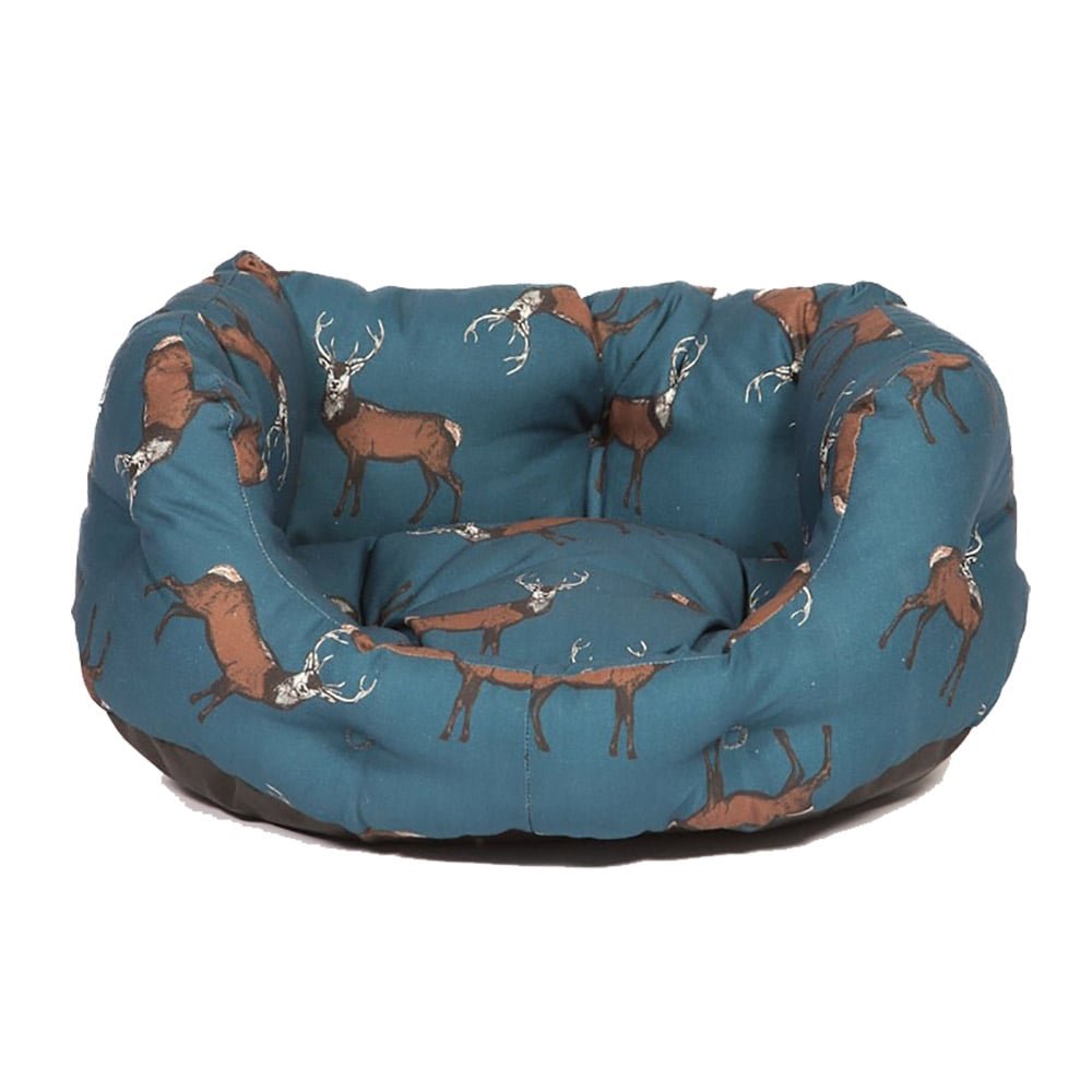 Danish Design Woodland Deluxe Slumber Bed - Stag - Blue 61Cm
