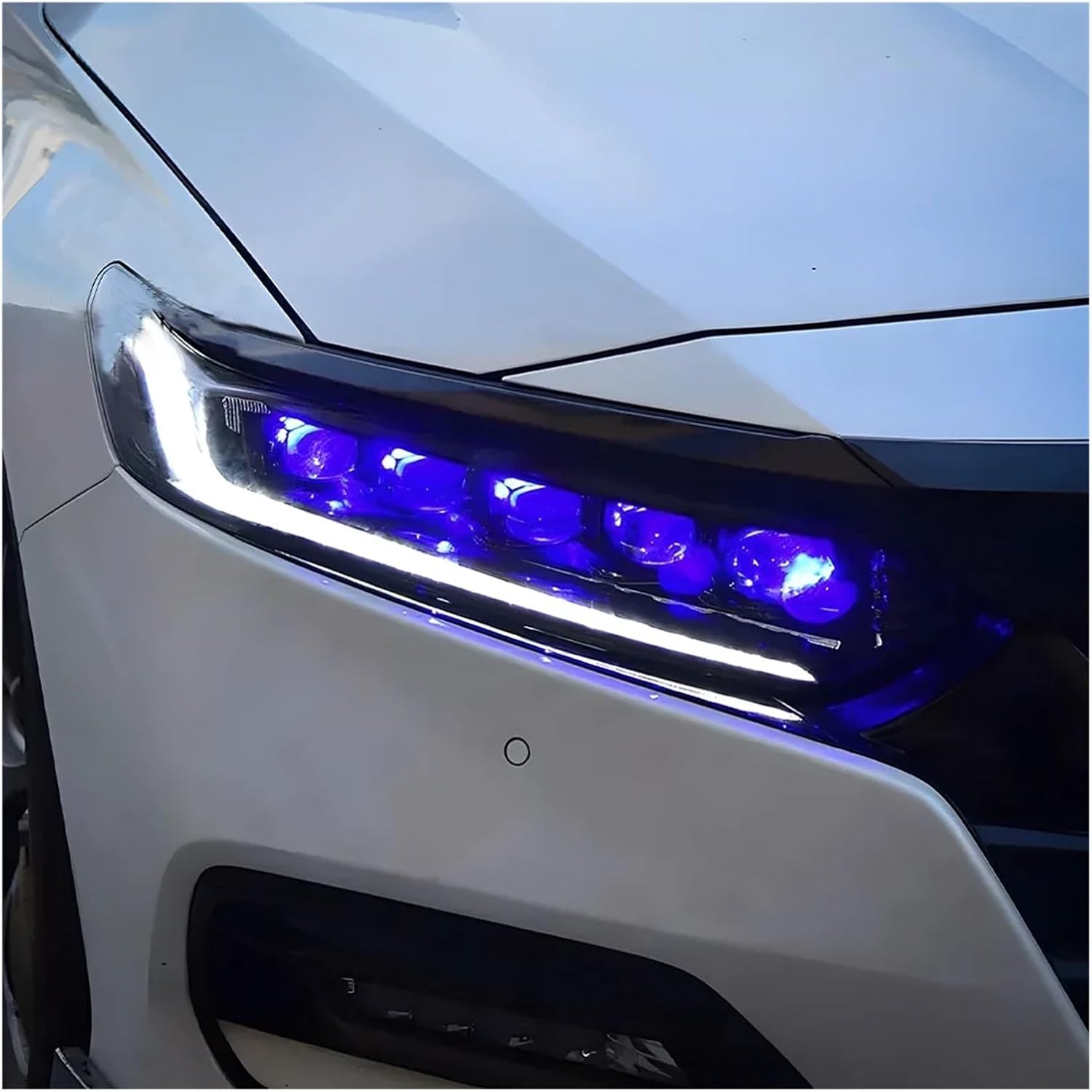 Car Front Lamps Compatible For Honda Compatible For Accord 2018-2020 LED Auto Headlight Assembly Upgrade Dynamic 5 Projector Lens Accessories