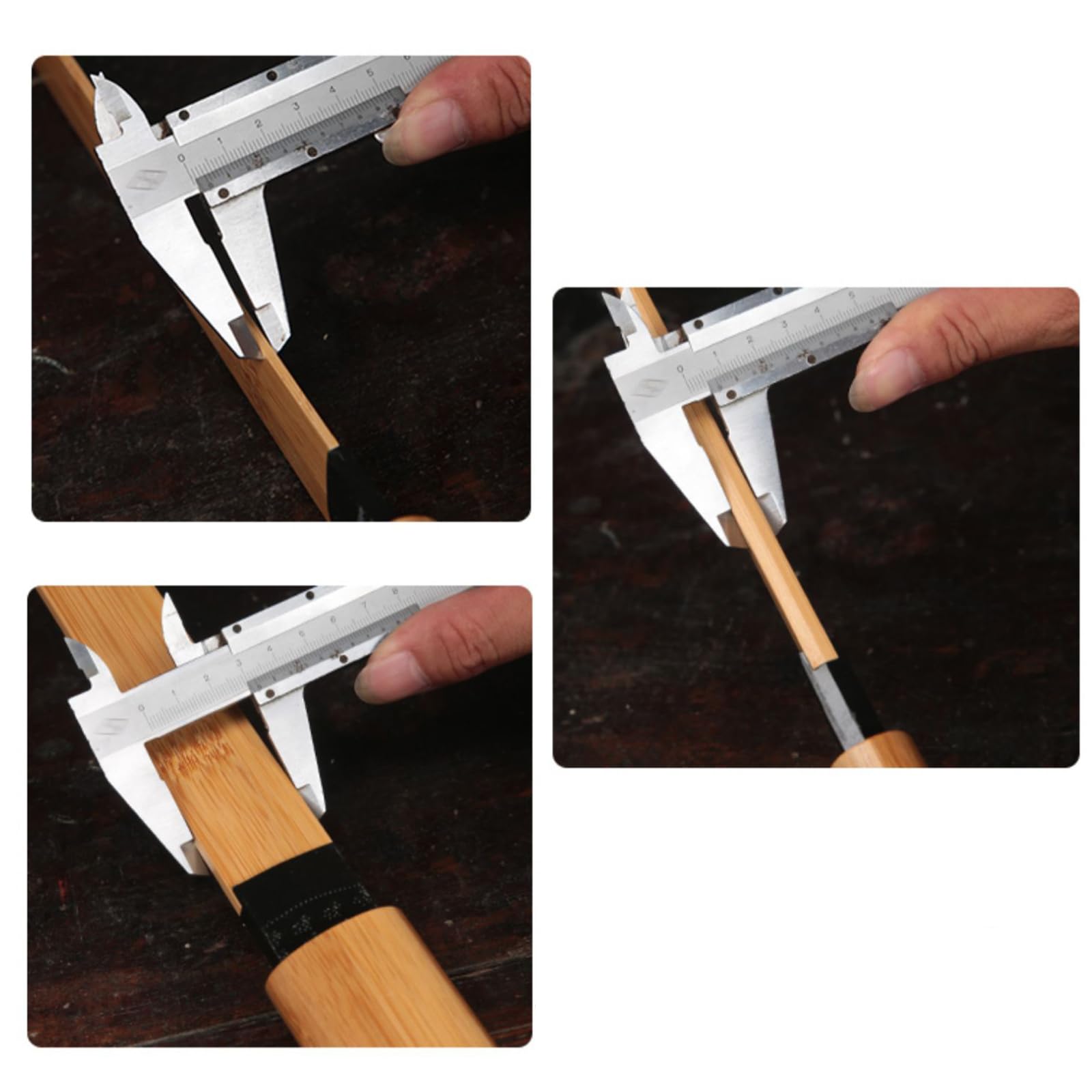 Bokken Fait Main de 100 cm,Katana en Bambou avec Fourreau en Bambou,Sabre Droit de samouraï en Bois pour Cadeau,Exposition,Cosplay,décoration,entraînement.