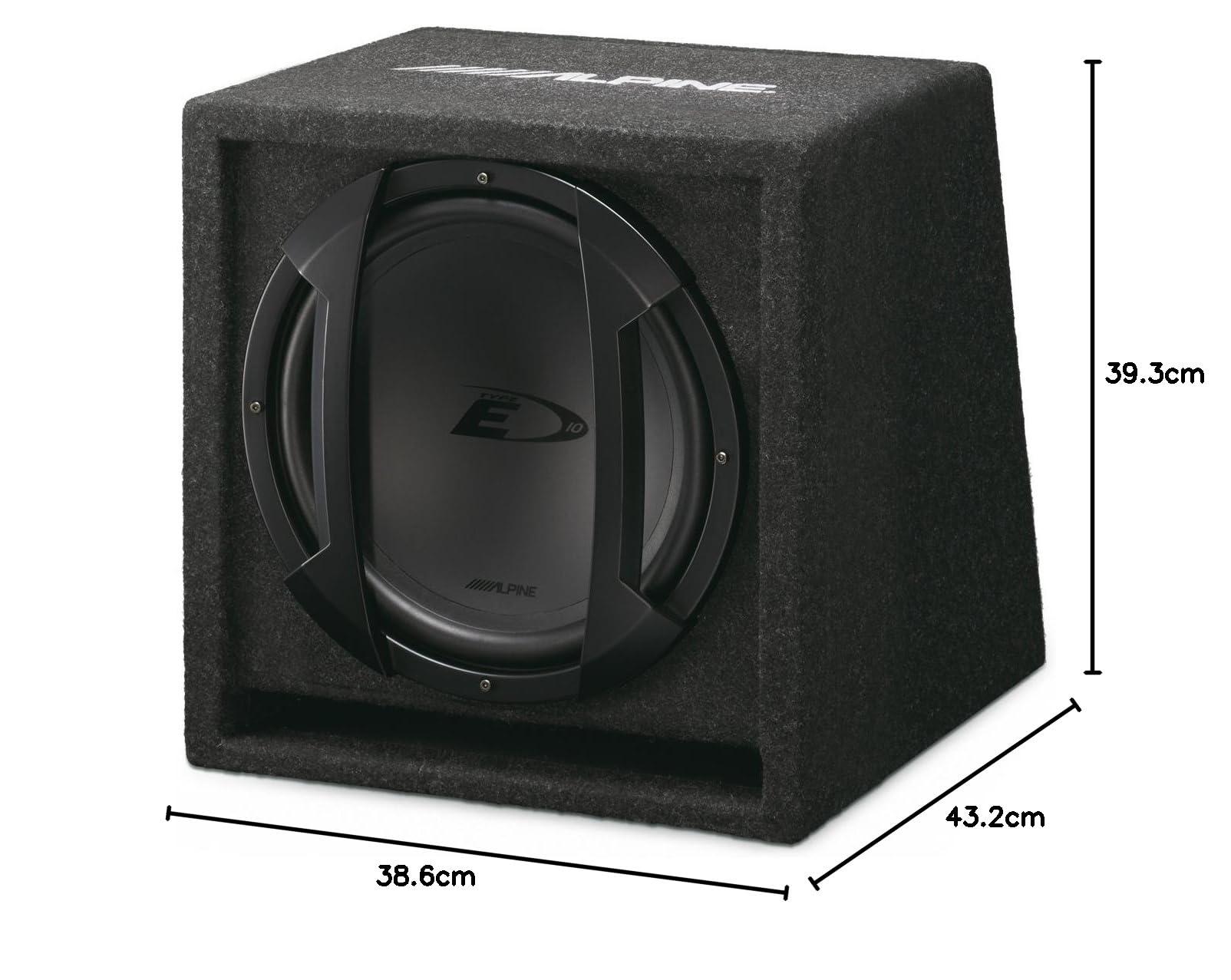 Subwoofer de cajón Alpine SBE-1244BR
