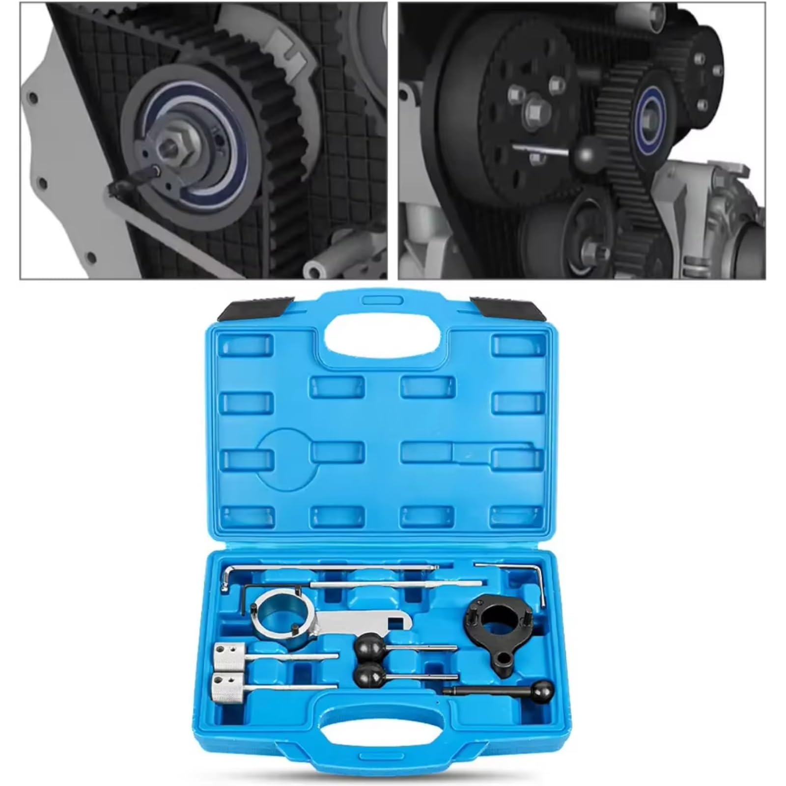 Kit de Cadena de distribución Compatible con A3 A4 A5 A6 Q5 1.6 1.9 2.0 para TDI para Kit De Herramientas De Sincronización De Motor Diésel T10490
