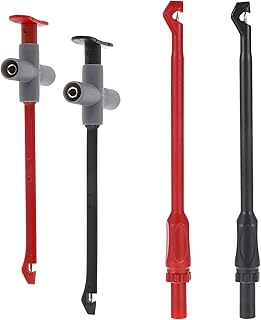 Sumnacon 2 Pair Multimeter Wire Piercing Probes - 2Pcs Automotiv Wire-Piercing Probes for 4mm Banana Plug Extension Leads, 2Pcs Puncture Probe Pins for Automotive Car Diagnostic Repairing