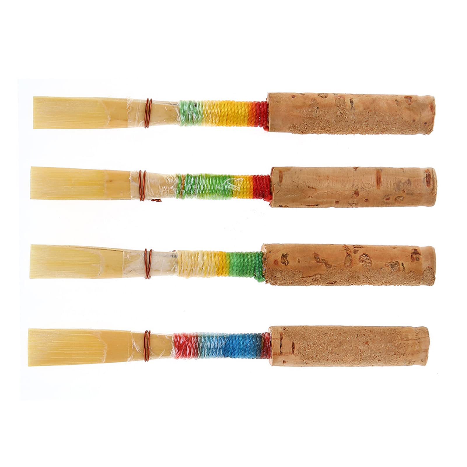 UPQRSG 4PCS Anches De Hautbois, Anches De Hautbois Débutant Avec Boîte De Rangement En Plastique Transparent, Anche De Hautbois Faite à La Main, Pièces De Rechange Pour Instrument à Vent