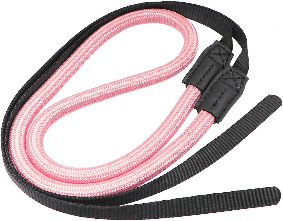 Quick Release Camera Neck Strap Shoulder Strap Belt for Mirrorless Digital Cameras Climbing Rope with Quick Release QD Loops Connector with O-Ring Adjustable Length 30-53inch Pink - Image 4