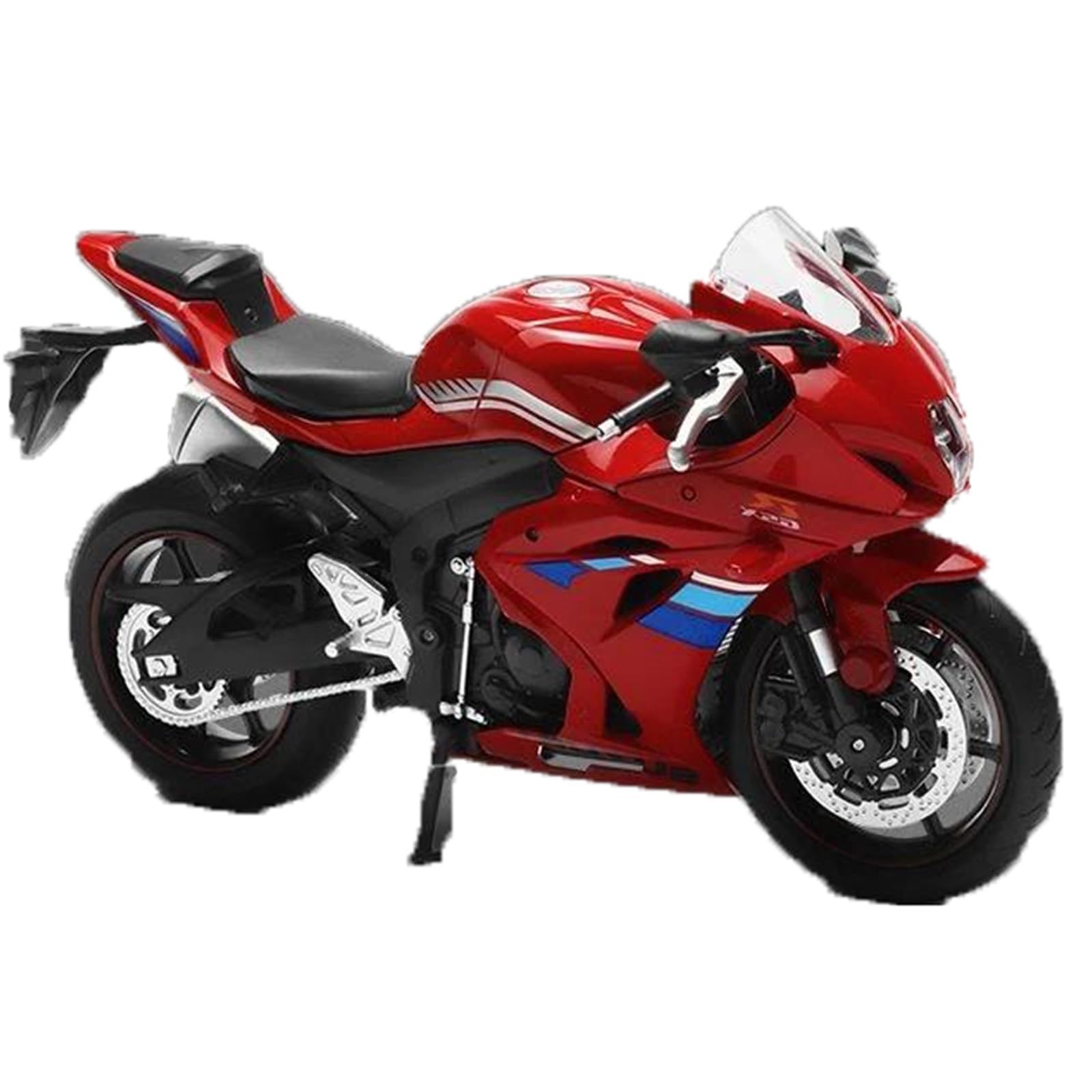 Modelo de Motocicleta Miniatura De Motocicleta, Regalo Colección Cumpleaños, Juguete Metal Fundido A Presión Modelismo Carreras 1/12 para Suzuki GSX-R1000 GSX R1000(Rosso)