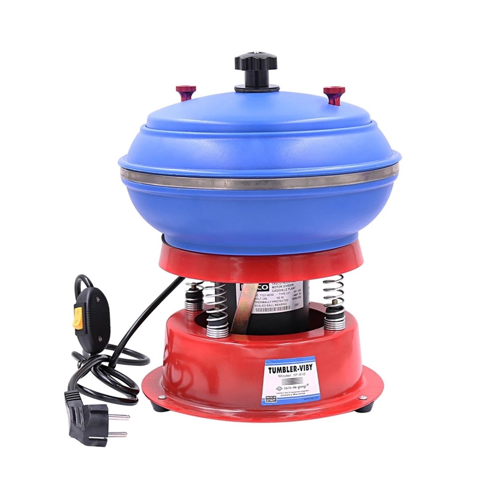 Ewsdsfs 110 Vibration Polishing Machine For Jewelry Making, High-Frequency Precision Tool For Jade, Amber Metal Tumbler(110)