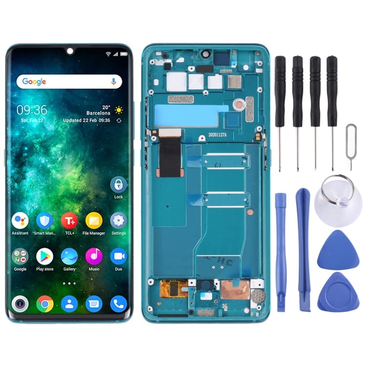 Écran LCD TCL 10 Pro complet avec numériseur tactile et cadre de rechange