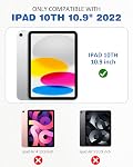 2 PACK Paperfeel Screen Protector for iPad 11th A16 2025 &10th Generation 2022(10.9 Inch), XIRON Matte PET Film for iPad 11th/10th Gen, Face ID Compatible, Anti-Glare Screen Protector, Write and Draw Like on Paper