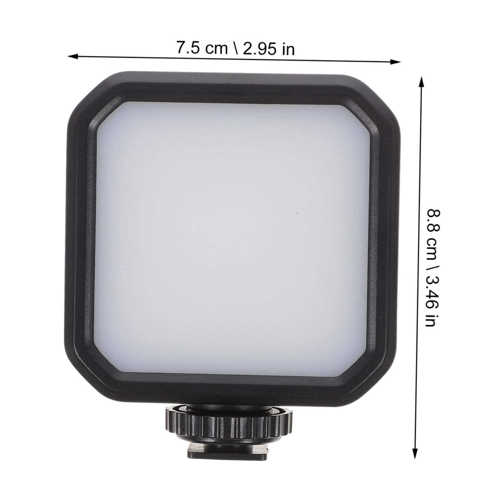 FELTECHELECTR Camera Light RGB Video Light Rechargeable Portable LED Dimming Lighting for Compact Selfie Light with Effects for Photography and Live Streaming