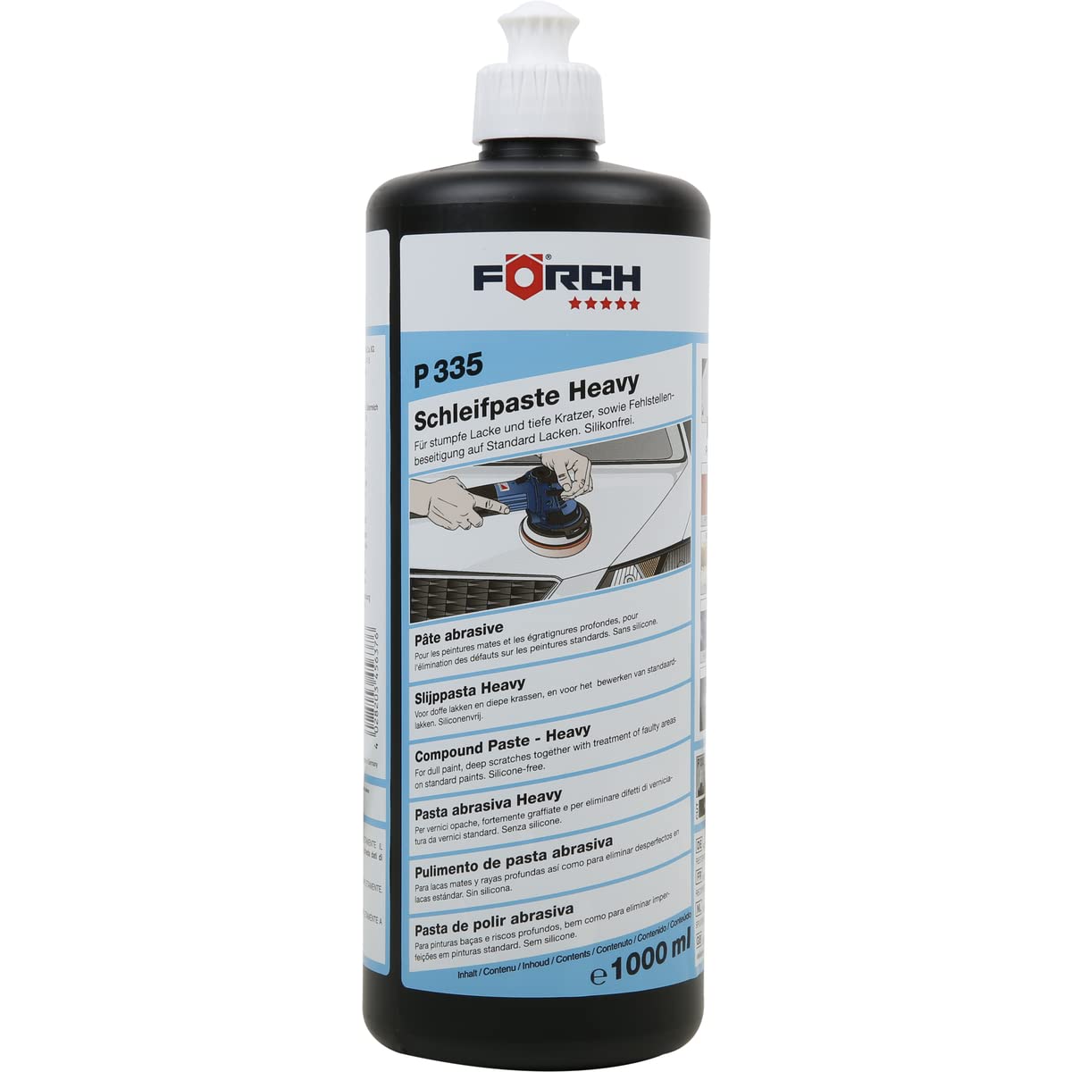FORCH Pasta, Aluminiumoxid, Mittel, Metall, Holz, Stein, Abrasivpaste, Abrasiv