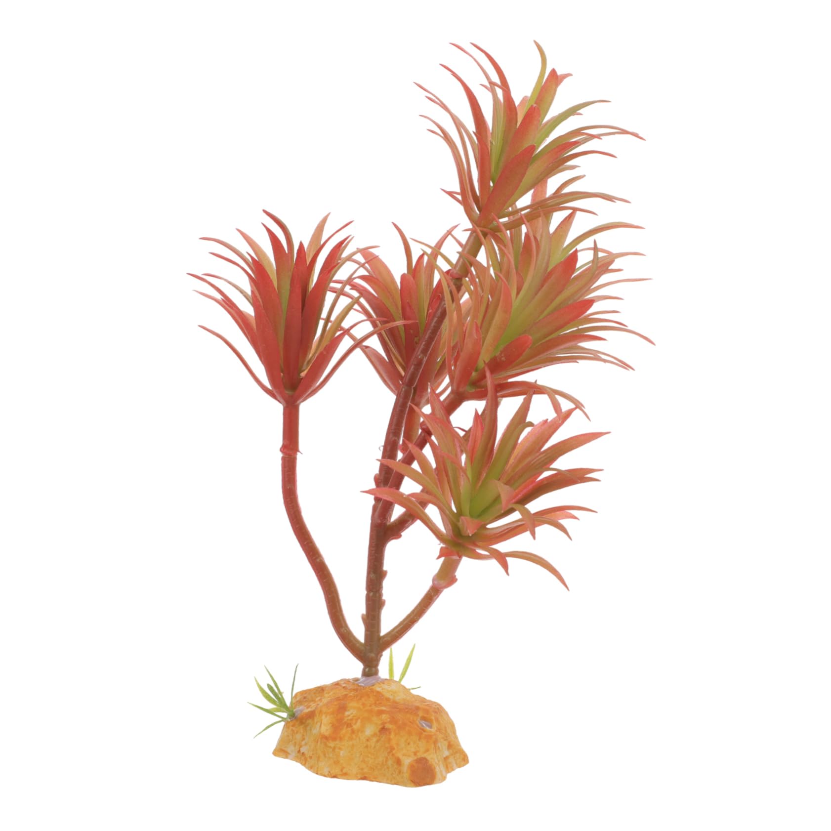 YARNOW 4piezas Planta Artificial para Acuarios y Terrarios Decoración De Paisaje Plástico Seguro para Peceras De Agua Dulce y Salada Accesorio Lifelike para Reptiles y Peces Modelo Qm