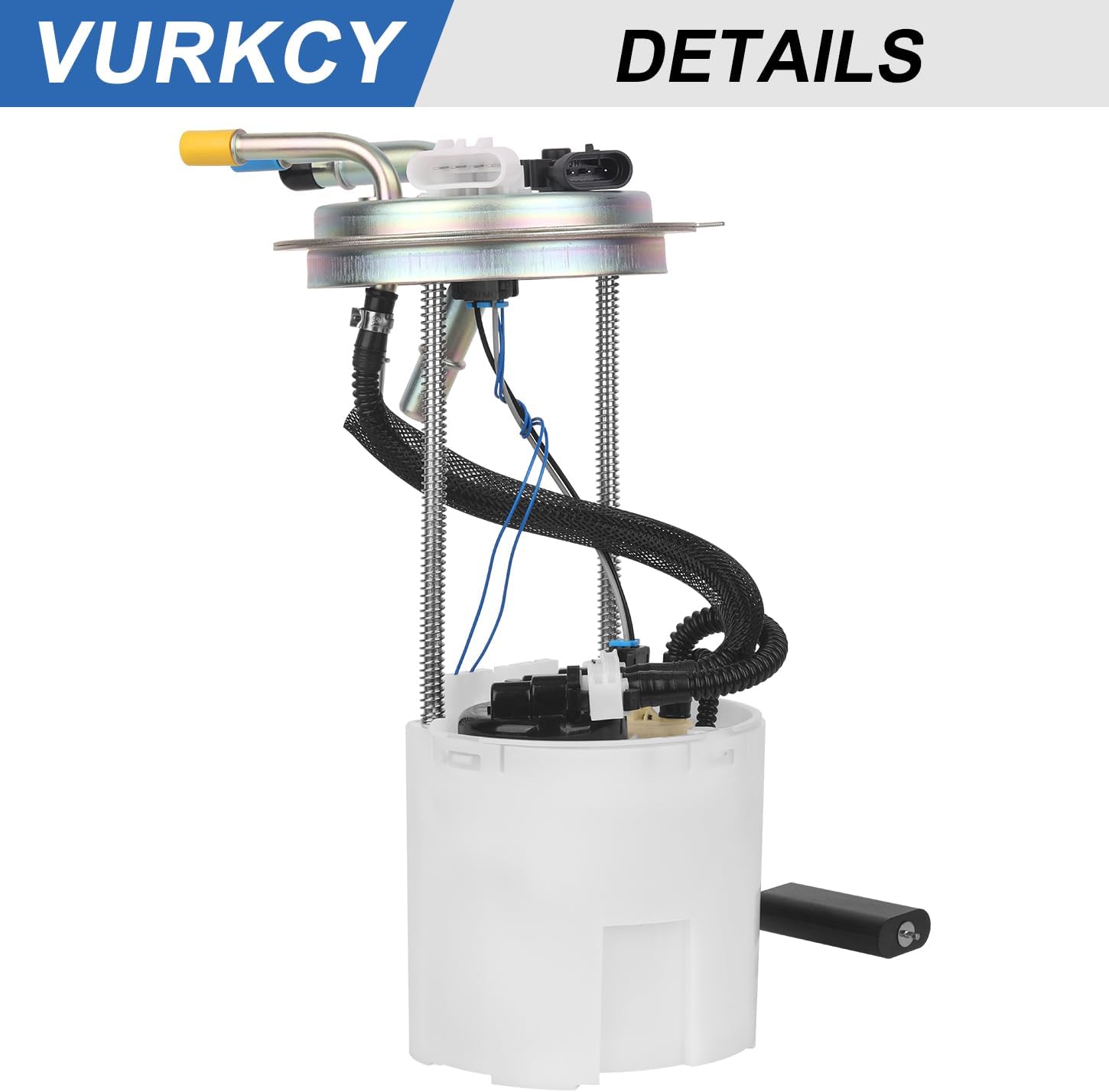 Electric Fuel Pump Module Assembly with Pressure Sensor Compatible with Chevy Tahoe, GMC Yukon 2004-2007, 4.8L 5.3L 6.0L 6.2L, OEM E3581M (with gasoline engines Only)