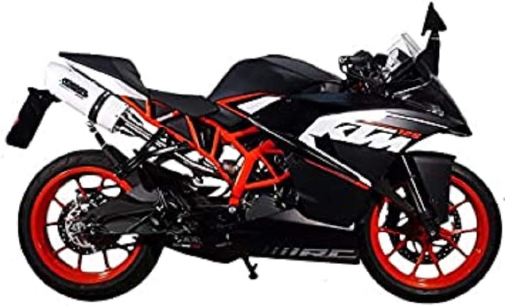 GPRItalia Exhaust System, Exhaust - 70.ALB Approved Muffler with Fitting, Rc 125 2014/16, Albus Ceramic