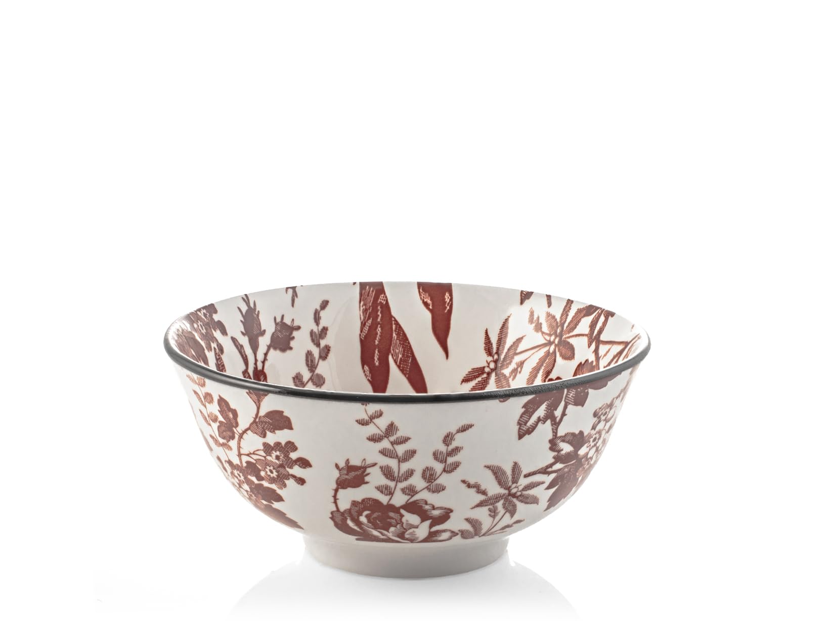 H&H Juego de 6 cuencos elizabeth de porcelana de 16 cm