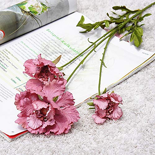 EdricShop European Artificial Flower Scabiosa comosa Home Decoration Silk Flowers Mother's Day - (Color: Pink)