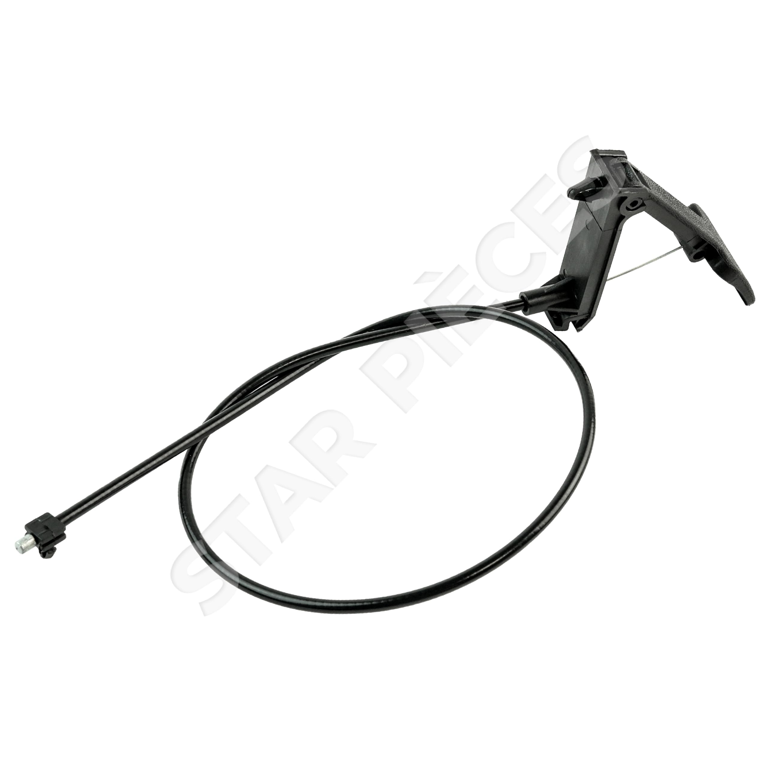 Tiretto apertura cofano compatibile per C4 Cactus, C5 (3), C6, C8, Peugeot 407 e 807 (2002-2014) cavo + tirettino di cofano | 7939J1 | 7937R0