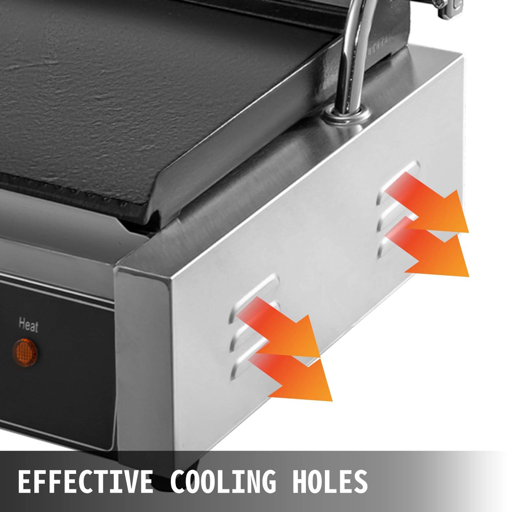 3600 W Nieprzywierająca Prasa Do Kanapek Grill, Elektryczna Opiekacz Do Kanapek Z Regulowaną Temperaturą Na Zewnątrz Camping Gotowanie Kanapki Stek Narzędzia Mięsne,OP-813A