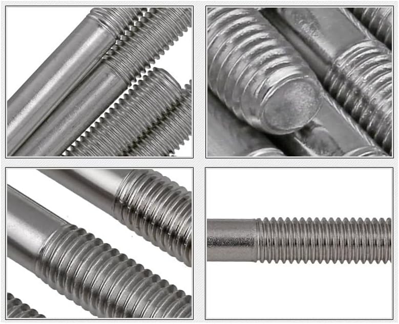 304 stainless steel threaded bar double end thread rod screws stud headless tooth stick mm16 (Thread Diameter: M14-1pcs, Length: 120mm)