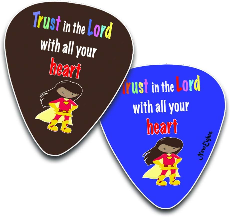 スーパーヒーローギターピック 子供用 &ndash; 若いミュージシャンのためのギターピックの素晴らしい詰め合わせ