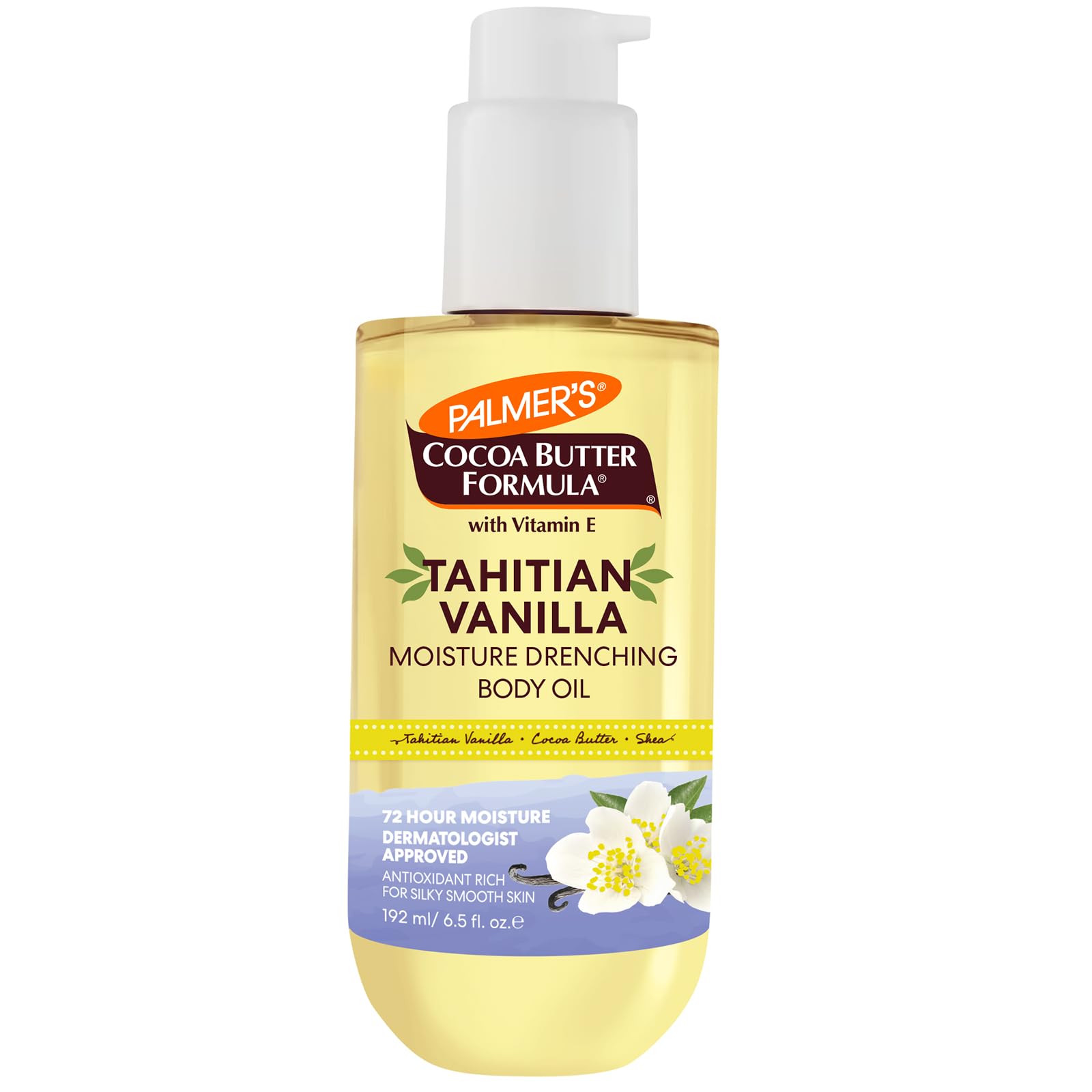 Palmer's Tahitian Vanilla Body Oil, 192 ml (Pack of 1)