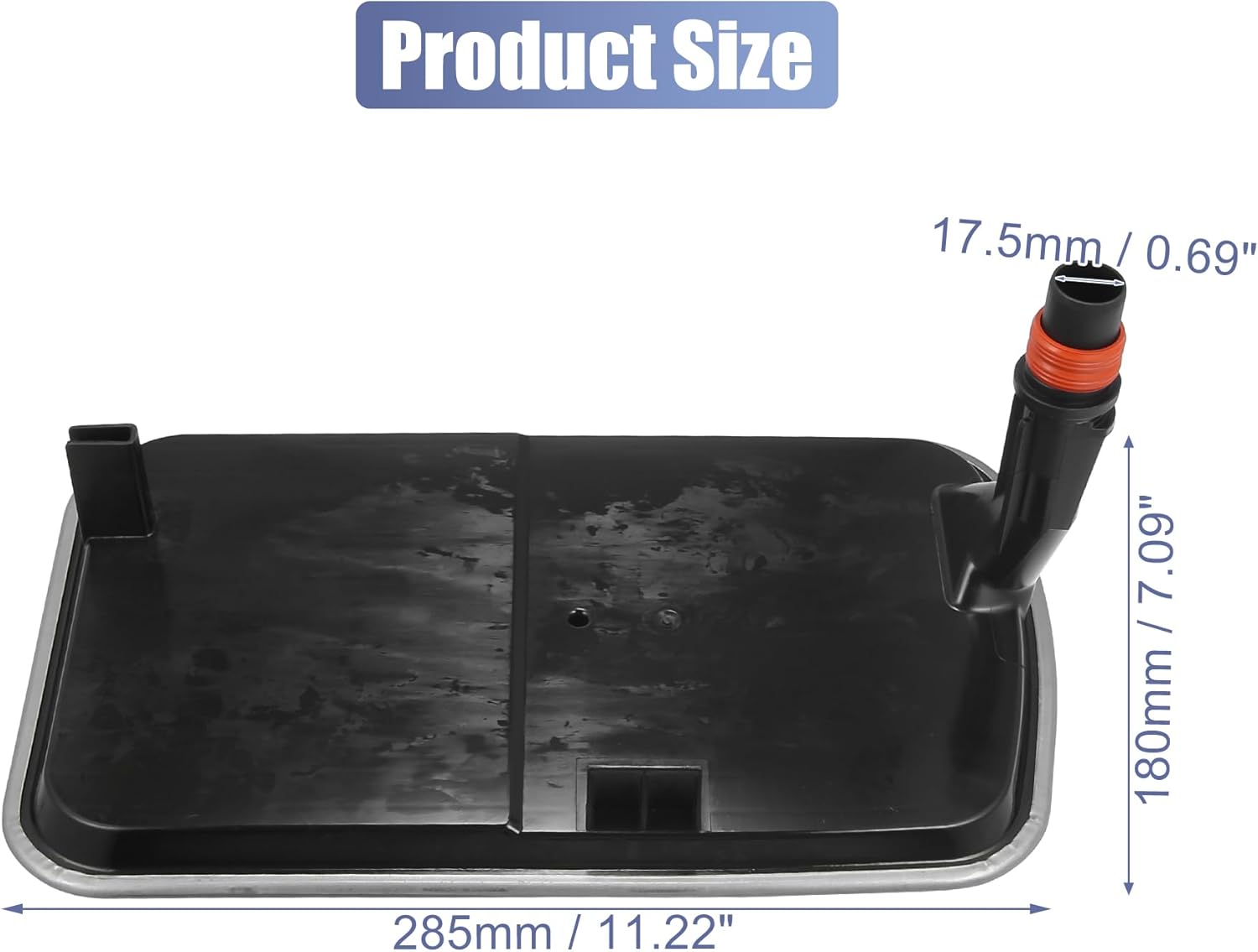 X AUTOHAUX 1 Pcs No.24117510011 Transmission Filter Oil Pan for BMW X5 3.0i 3.0L L6 - Gas 2001-2006