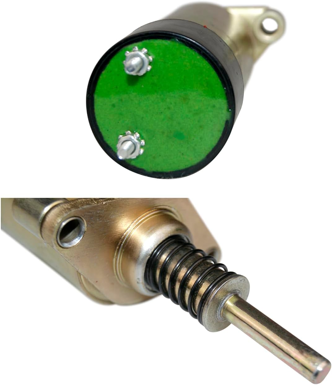 Solenoid 12V 125-5773 2 Terminals Fuel Shut-Off 125-5773 8C-9986 1255773 SOL22103 for Caterpillar3406C SR4 3204 3304 3306 3406B 3306B