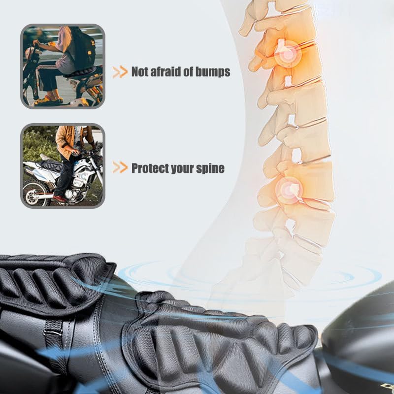 Cojín de asiento para Benelli Tornado 600 transpirable y cómodo 5
