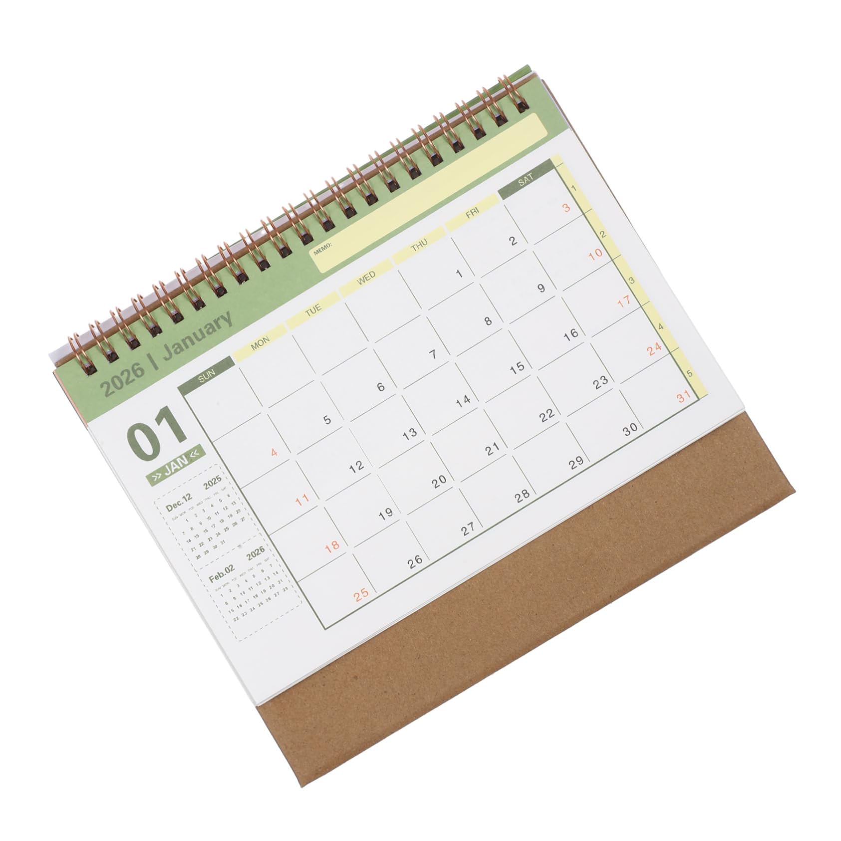 Gadpiparty Small Desk Calendar Compact Flip Desktop Planner Month July to December Portable Standing Calendar for Home Office School Scheduling