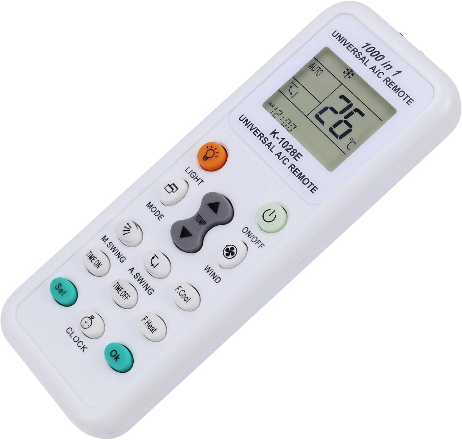 1Pcs Universal K-1028E Universal Air Conditioner A/C Remote Control